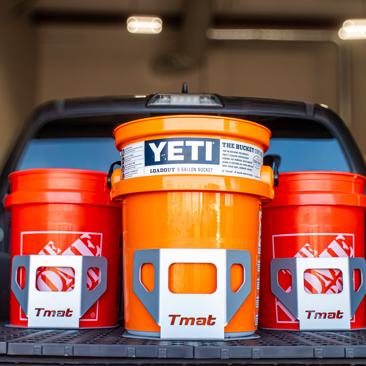 TMAT 20L Bucket Holder with TMAT Anchors - Orange – view 5