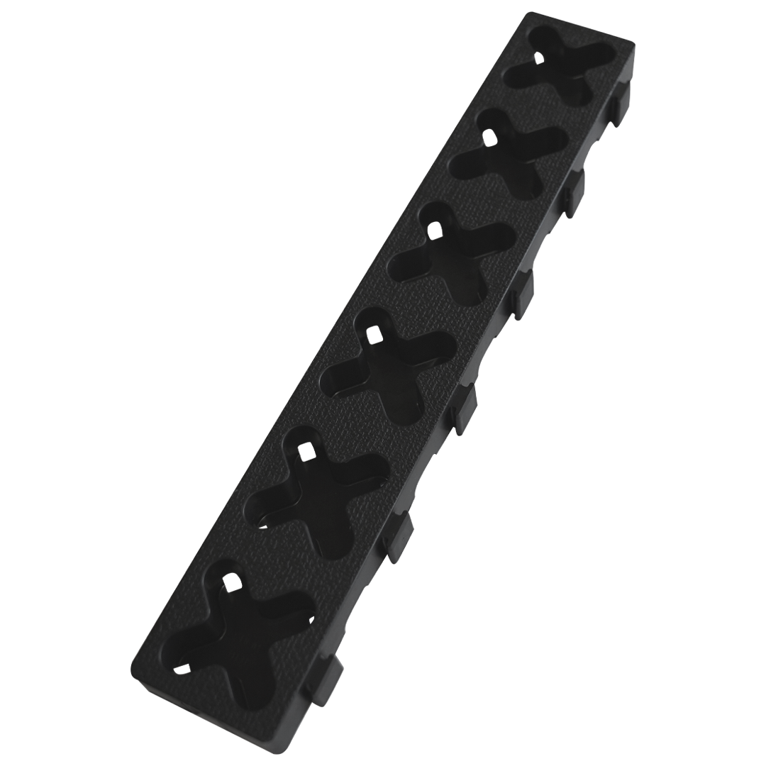 TMAT Interlocking Strips 30.5 x 5 cm | Six Connectors With Drainage (Set of 2)