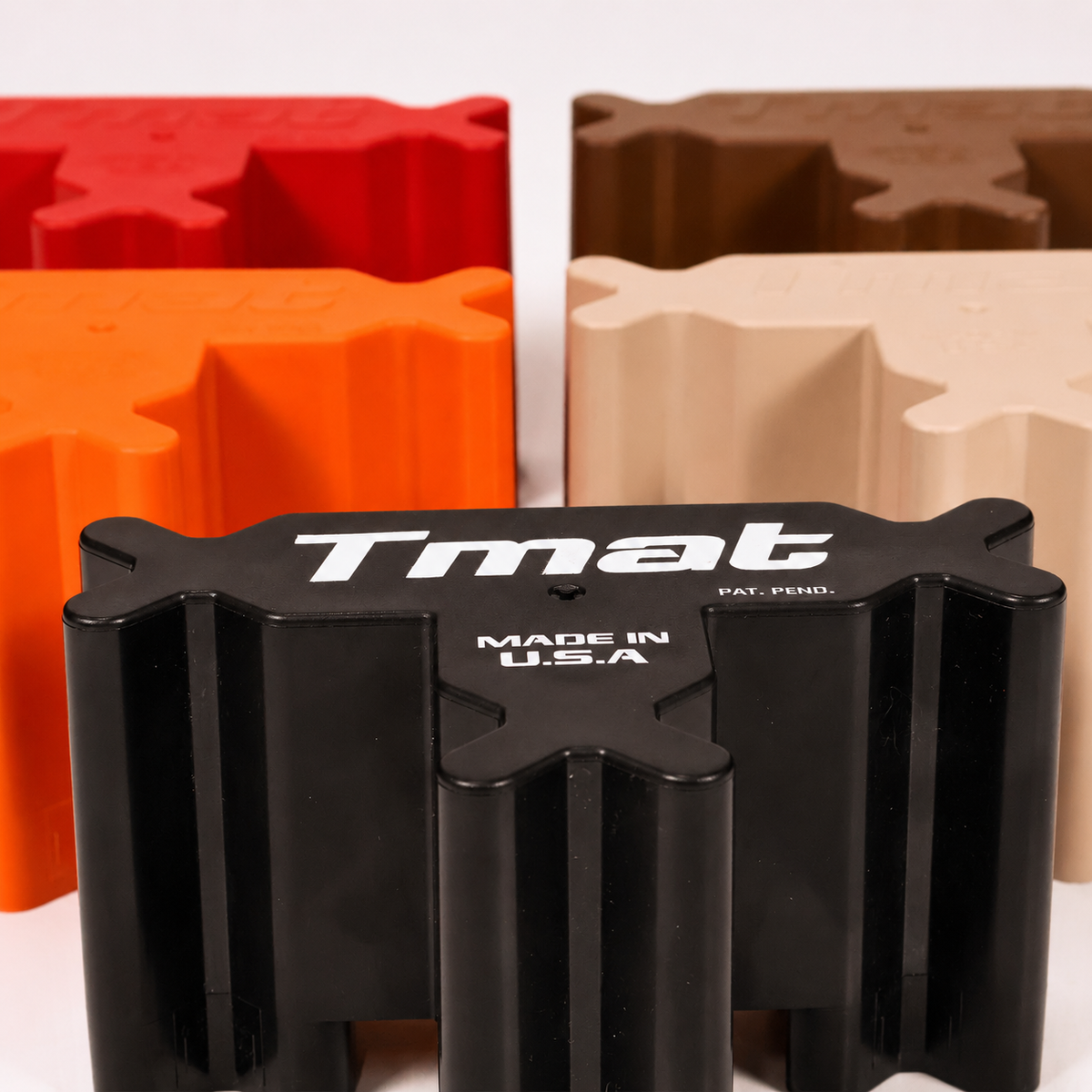 TMAT Tight-fit Stout Stationary Blockers - Orange (2-Pack)